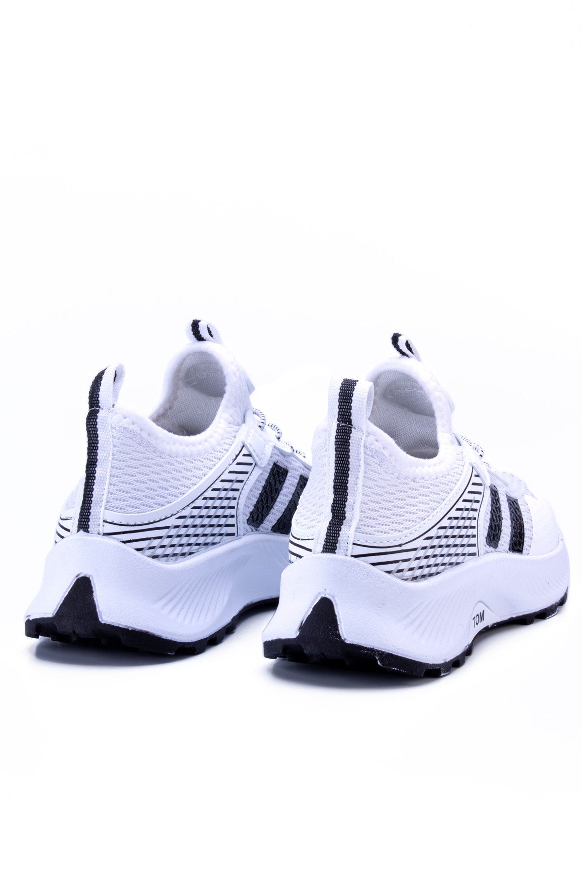 Çocuk Sneaker T028 - Beyaz Siyah