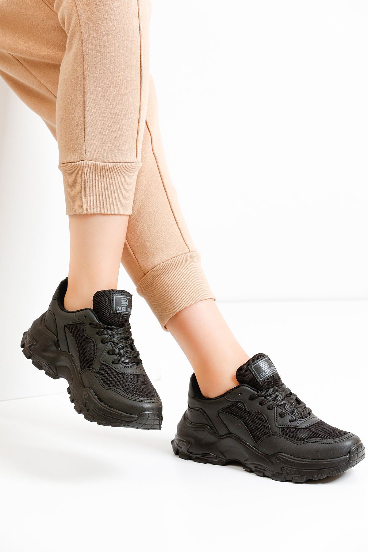 Kadın Sneaker 0159 - Siyah