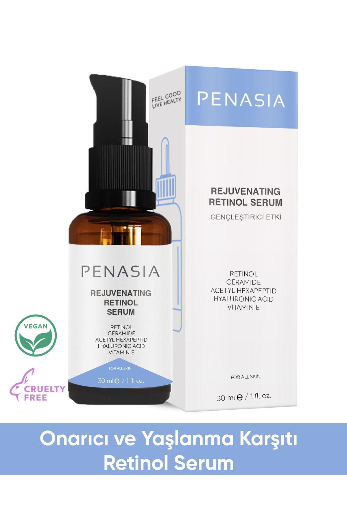 Penasia Rejuvenating Retinol Onarıcı ve Yaşlanma Karşıtı Serum