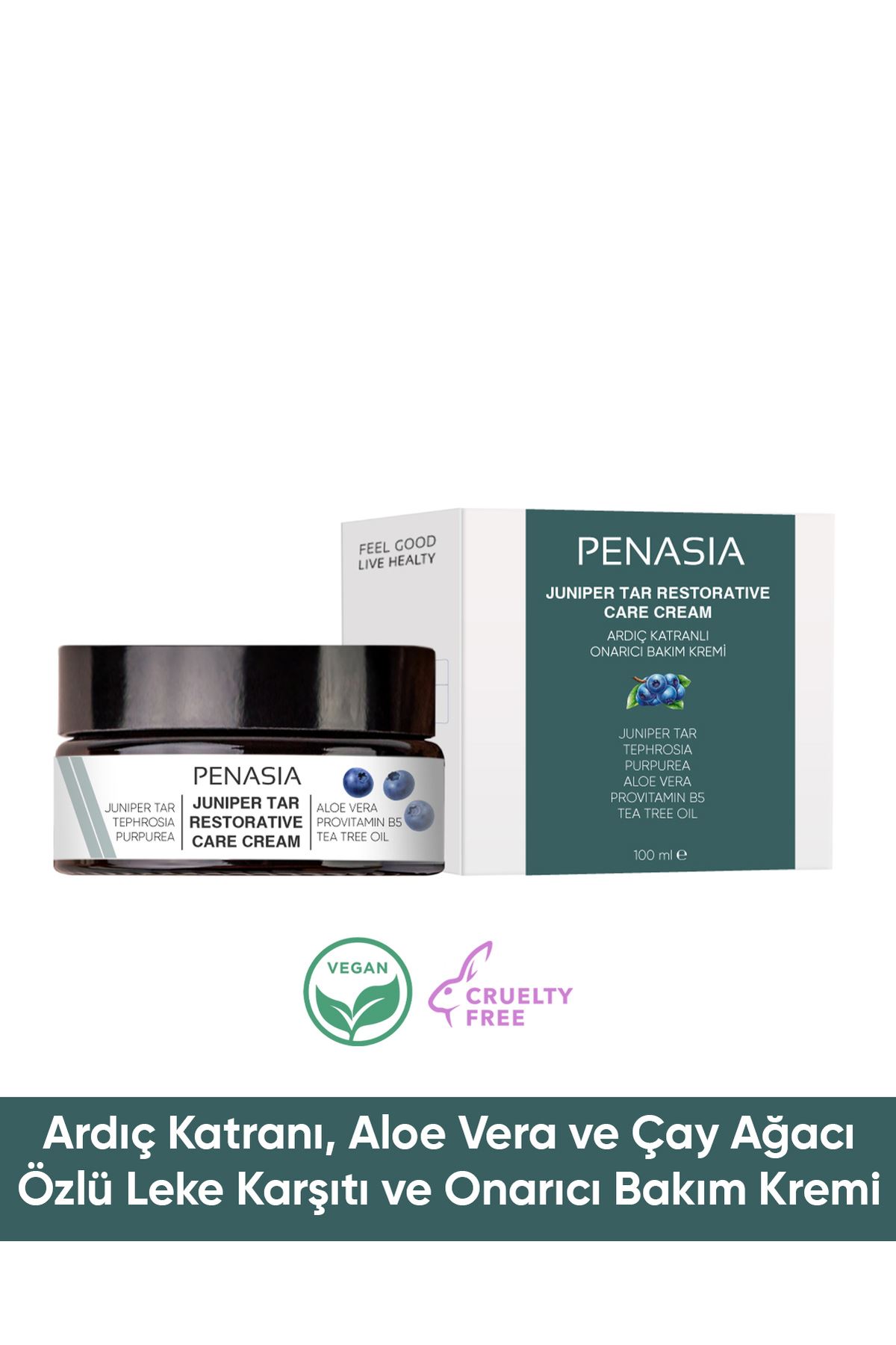 Penasia Restoratıve Care Ardıç Katranı Aloe Vera Ve Çay Ağacı Özlü Egzama Ve Leke Karşıtı Bakım Kremi