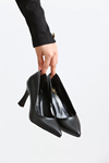 Kadın Klasik Topuklu Ayakkabı 2706 - Siyah